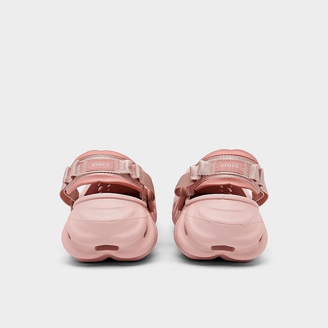 Left view of Big Kids' Crocs Echo Clog Shoes in Pink Clay Click to zoom