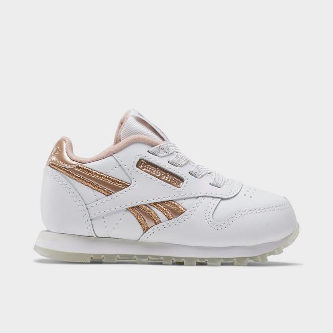 Reebok classic trainers gold on sale