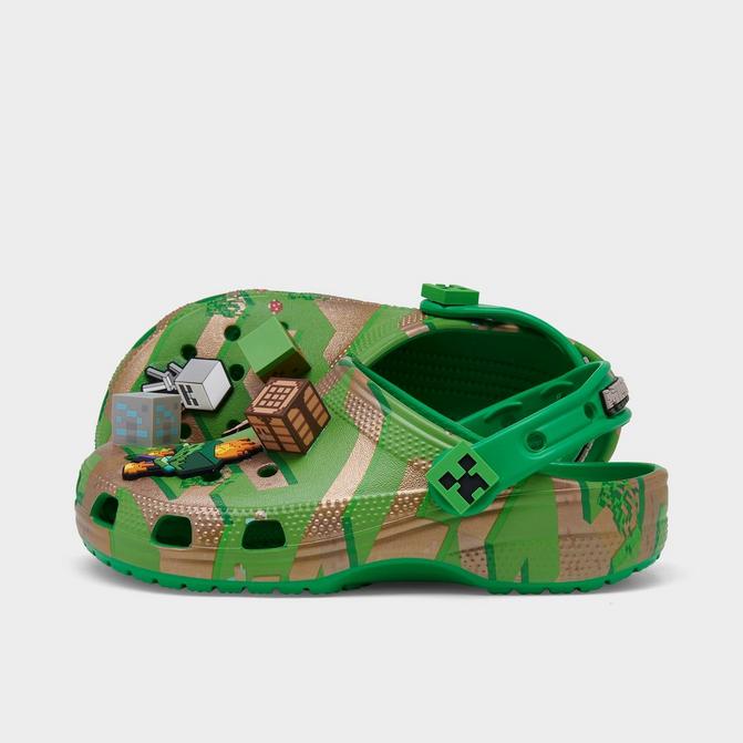 Big Kids' Crocs x Minecraft Classic Clog Shoes| Finish Line