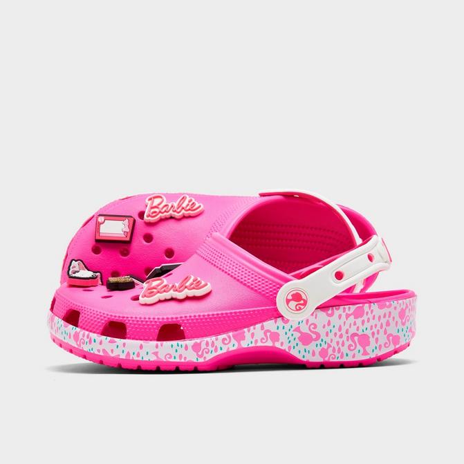 Crocs Barbie Classic Pink Clog Barbie Charms Women's Size 9 New Crocs  Package