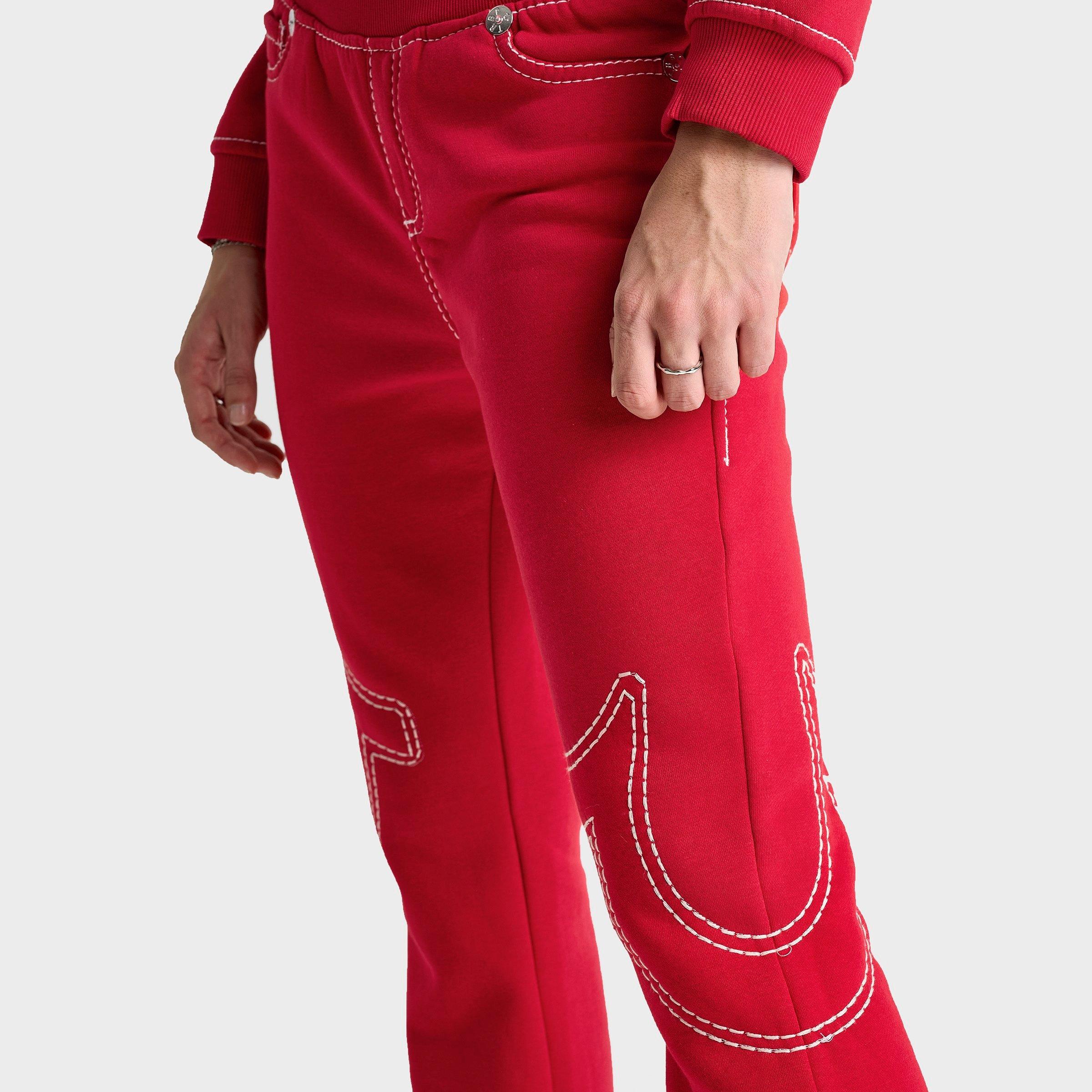 Women's True Religion Big T Low Rise Flared Sweatpants