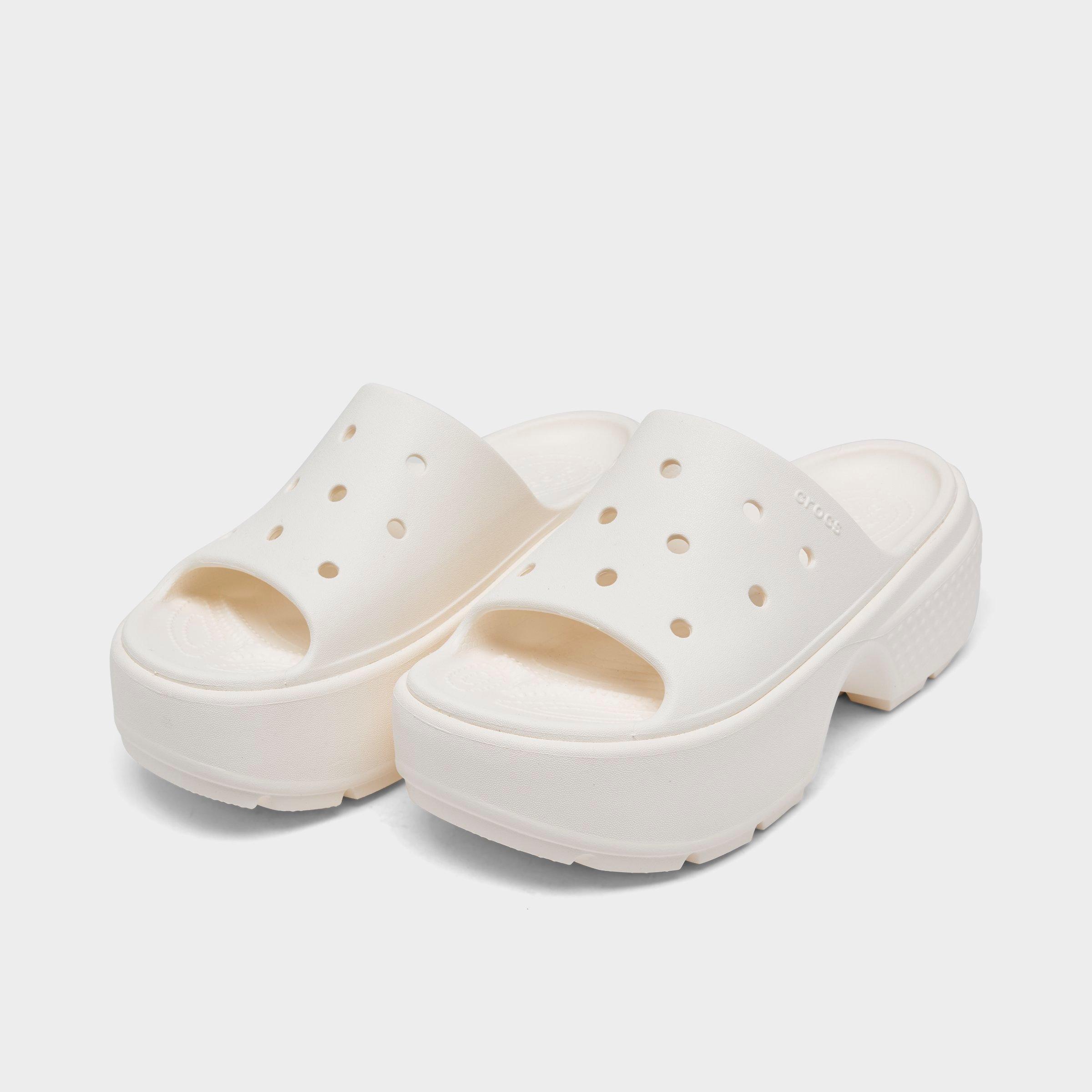 crocs open toe slides
