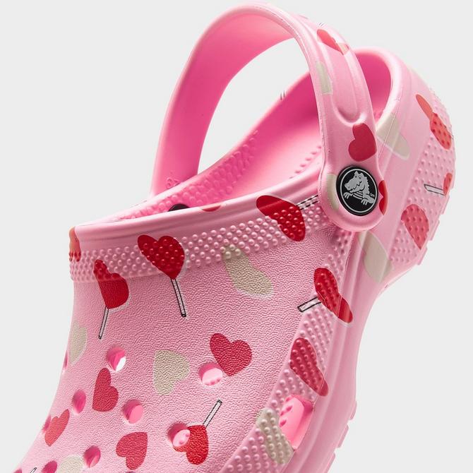 Girls' Little Kids' Crocs Hearts Classic Clog Shoes| Finish Line