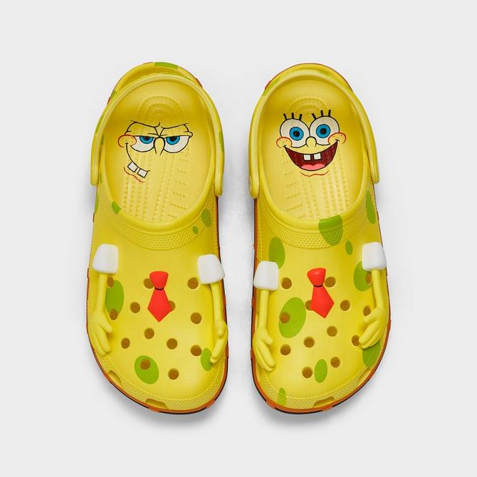 mens spongebob crocs