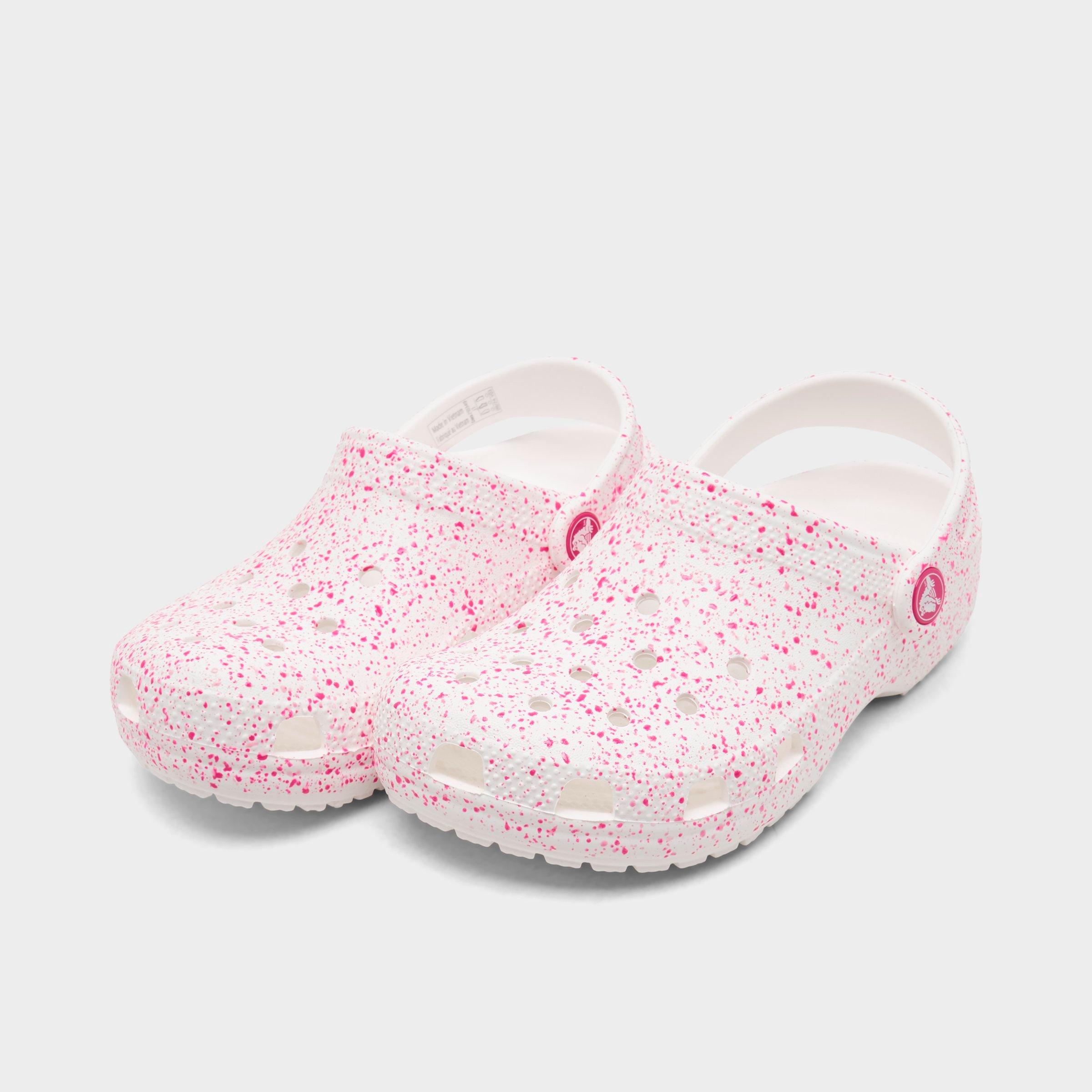 Girls' Little Kids' Crocs Paint Splatter Classic Clog Shoes