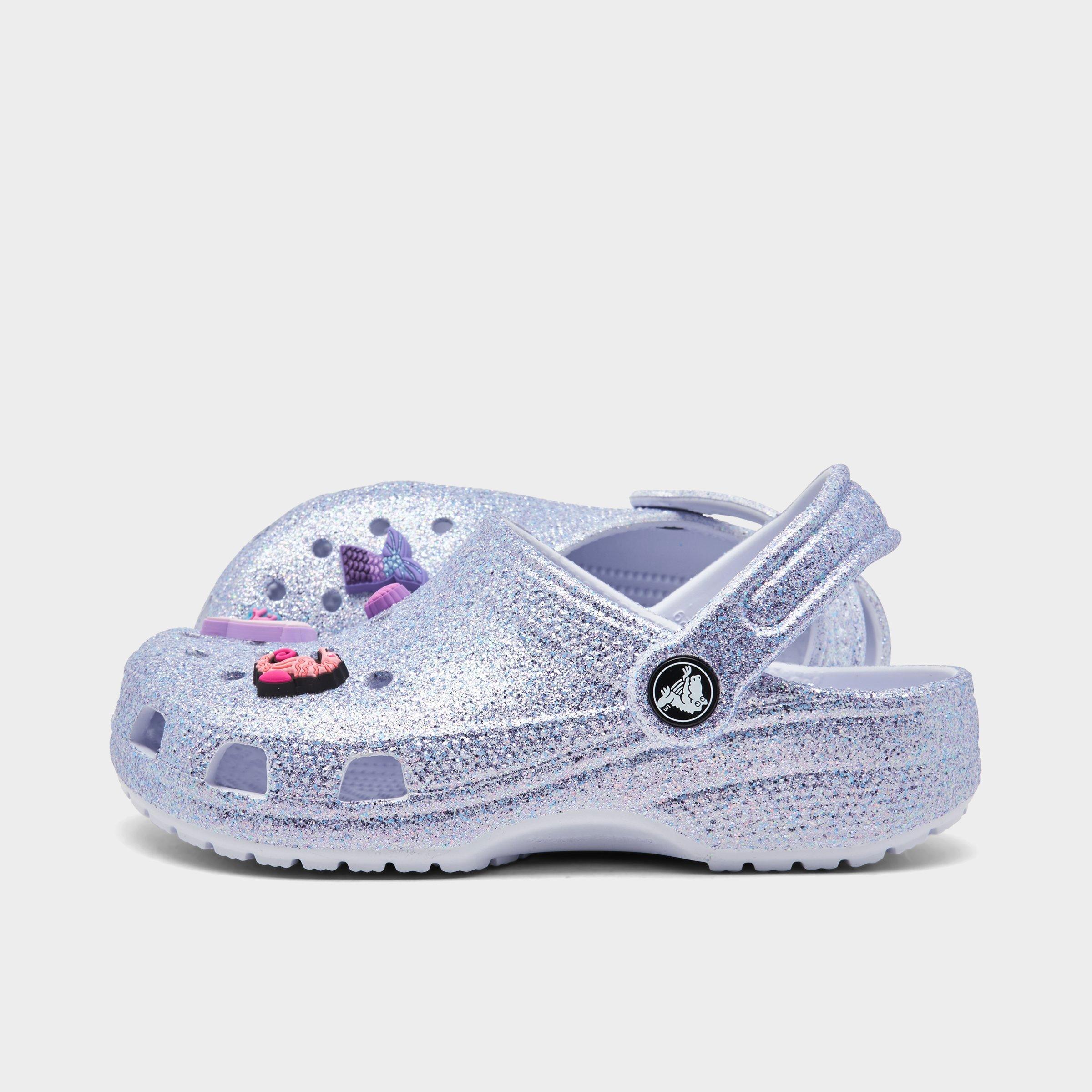 Girls' Little Kids' Crocs Classic Glitter Sea Friends Clog Shoes