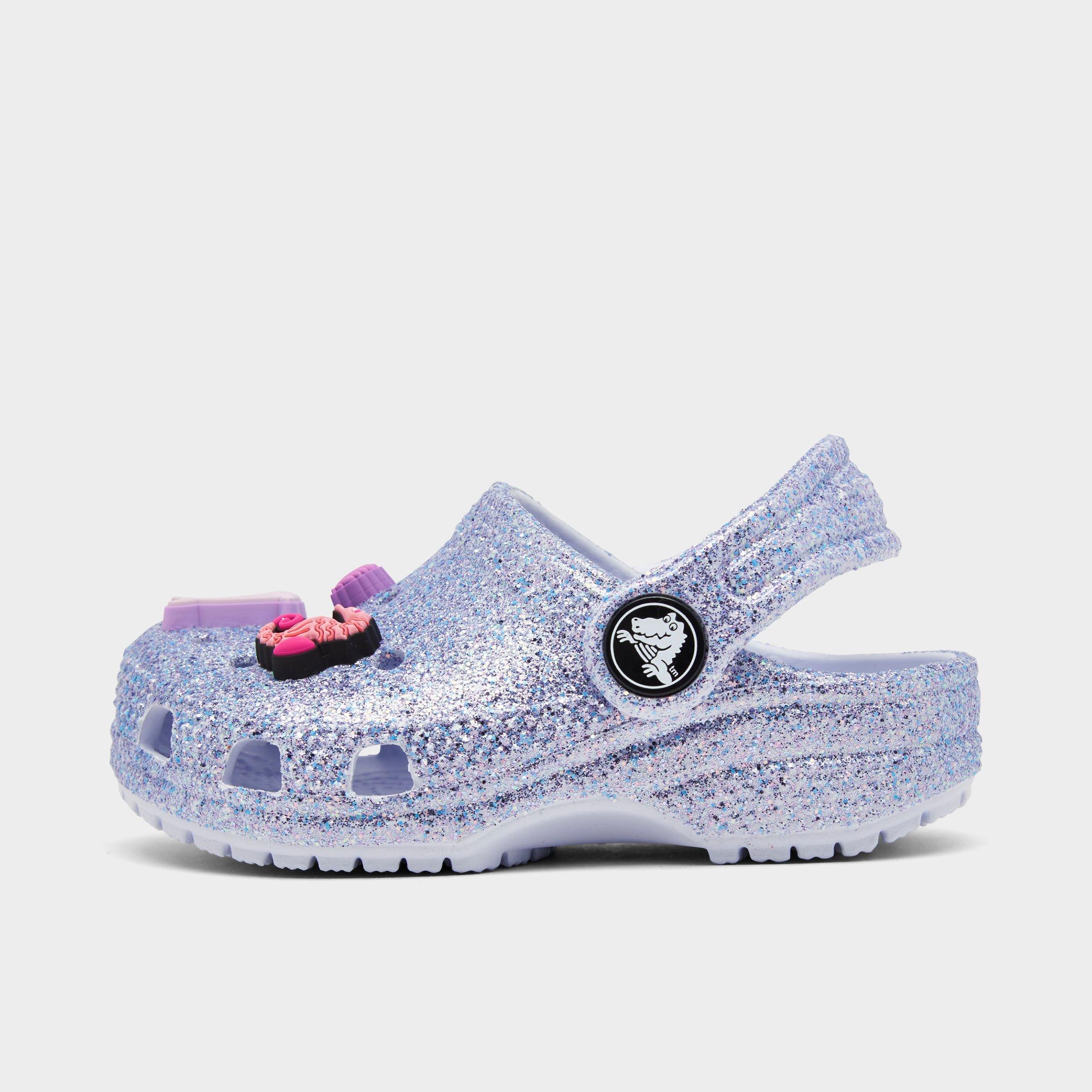 Girls' Toddler Crocs Classic Glitter Sea Friends Clog Shoes