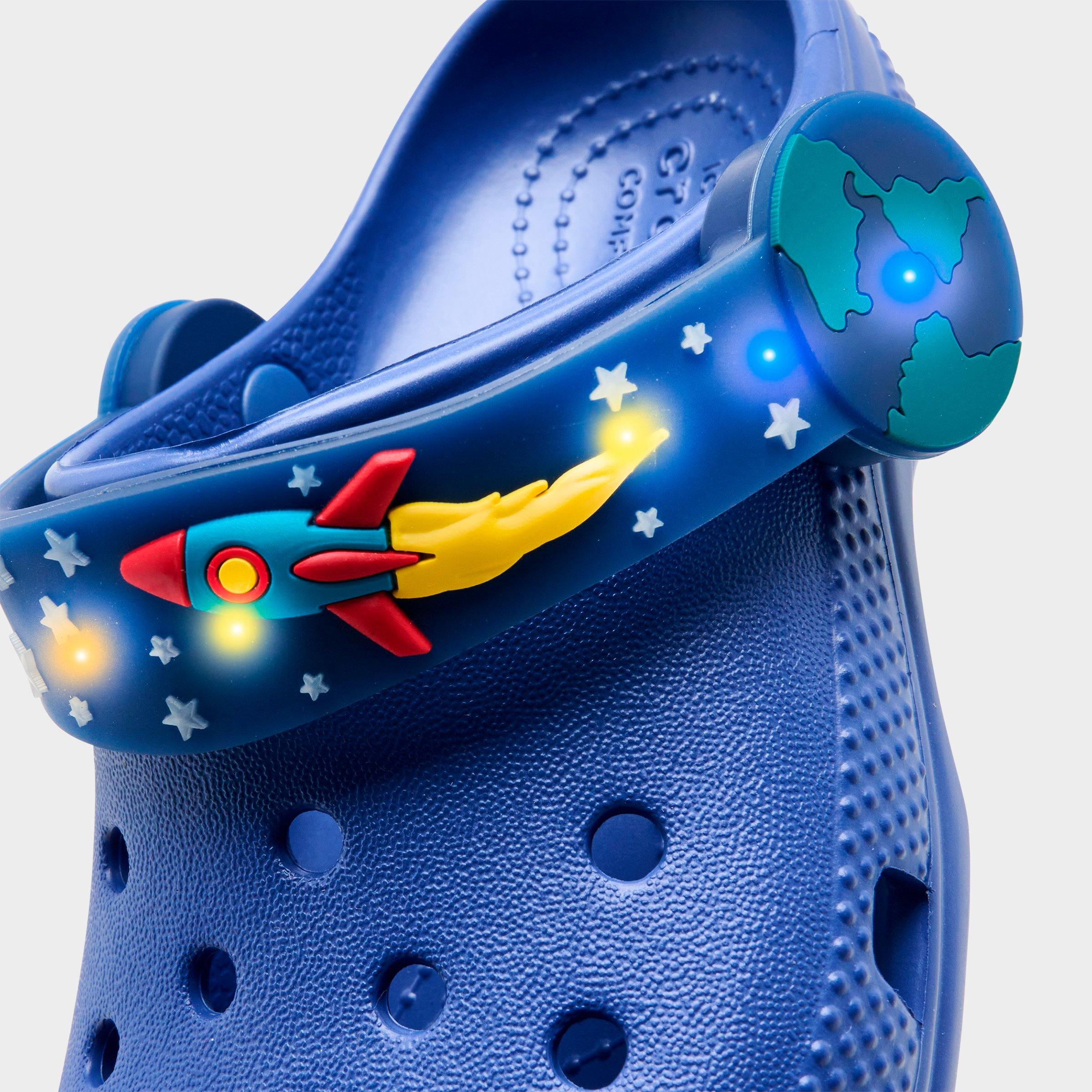 Kids' Toddler Crocs Space Light Up Classic Clog Shoes