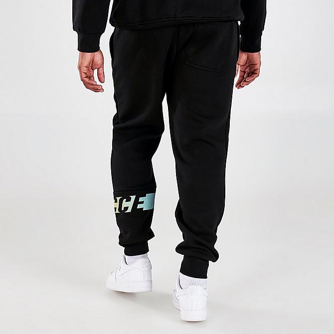 Back Left view of Men's Nicce Omaze Jogger Pants in Black Click to zoom
