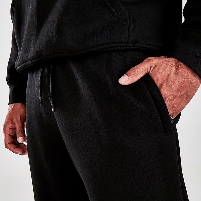 Back Right view of Men's Nicce Omaze Jogger Pants in Black Click to zoom