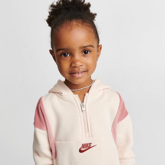 Nike Baby Girls 12-24 Months Long Sleeve Home Swoosh Home Hoodie