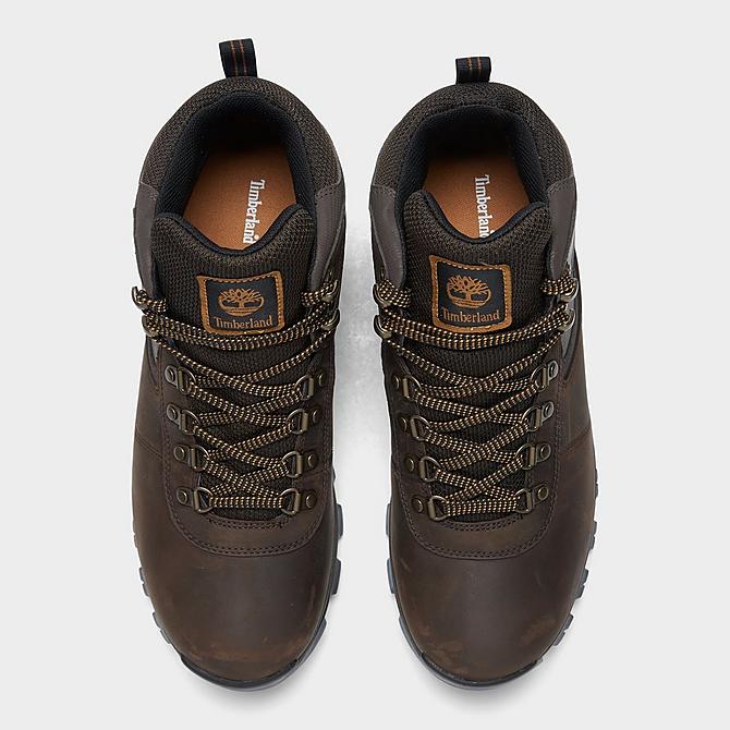 Mens Mt Finish Line Men Shoes Outdoor Shoes Maddsen Mid Waterproof Hiking Boots in Brown/Dark Brown Size 7.0 Leather/Plastic 