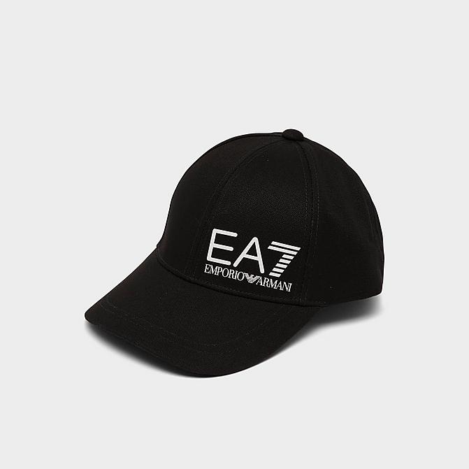 Right view of Emporio Armani EA7 Adjustable Back Hat in Black Click to zoom
