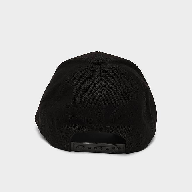 Front view of Emporio Armani EA7 Adjustable Back Hat in Black Click to zoom