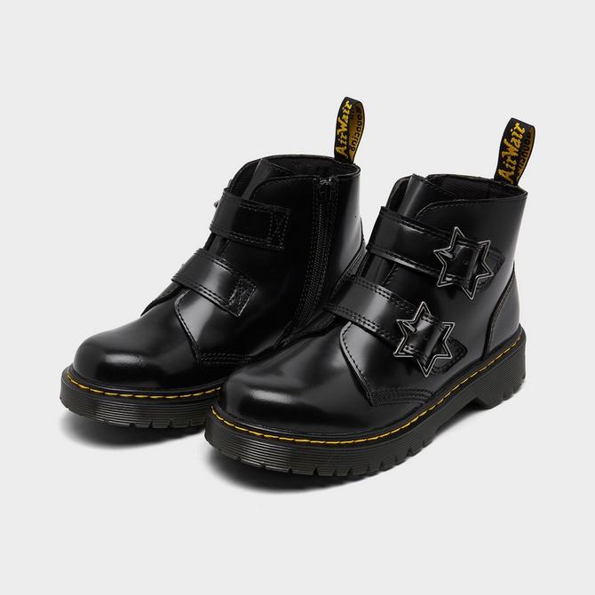 Girls Big Kids Dr. Martens Devon Bex Leather Platform Ankle Boots Finish Line