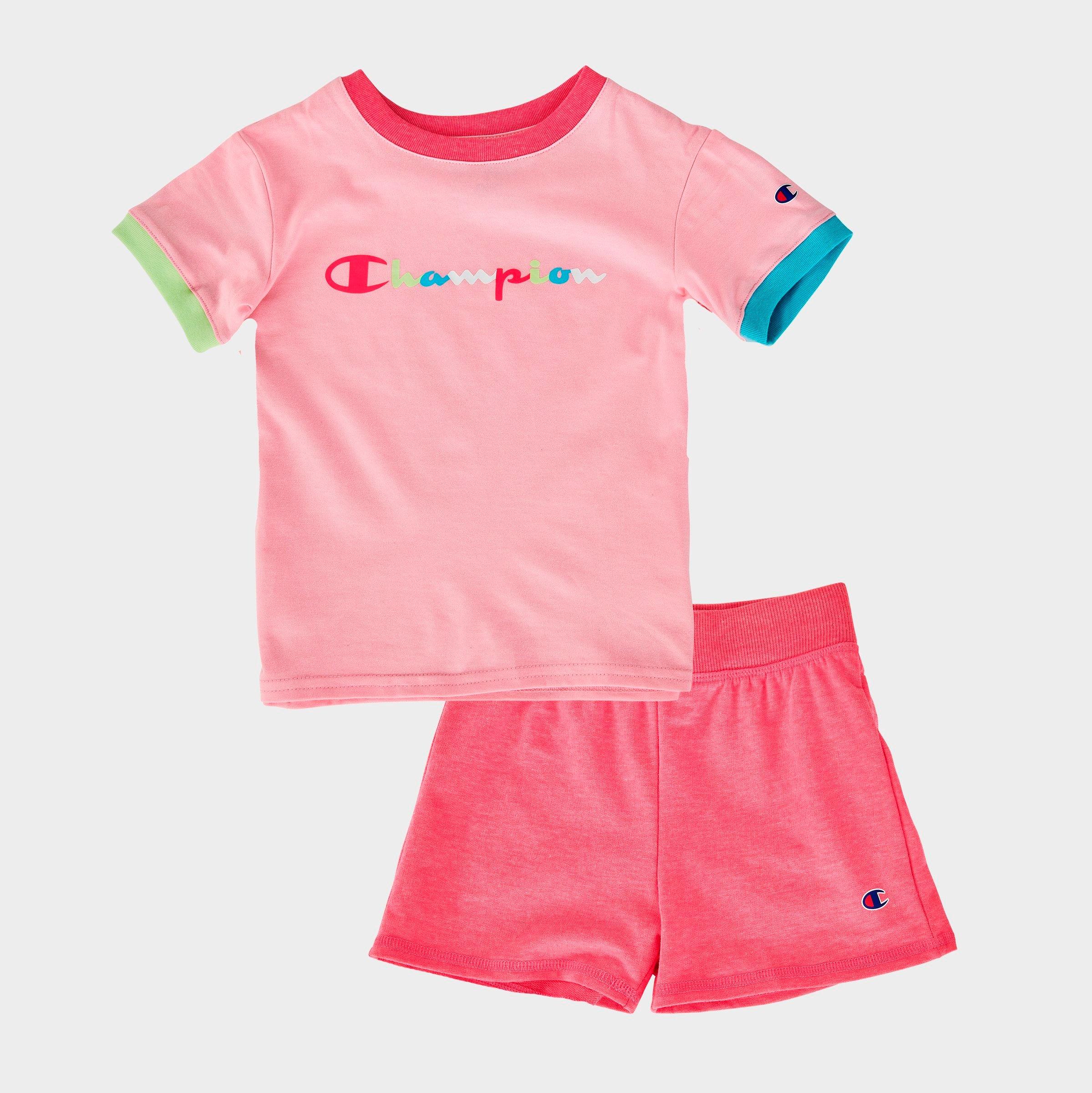 Script Multi T-Shirt and Shorts Set 