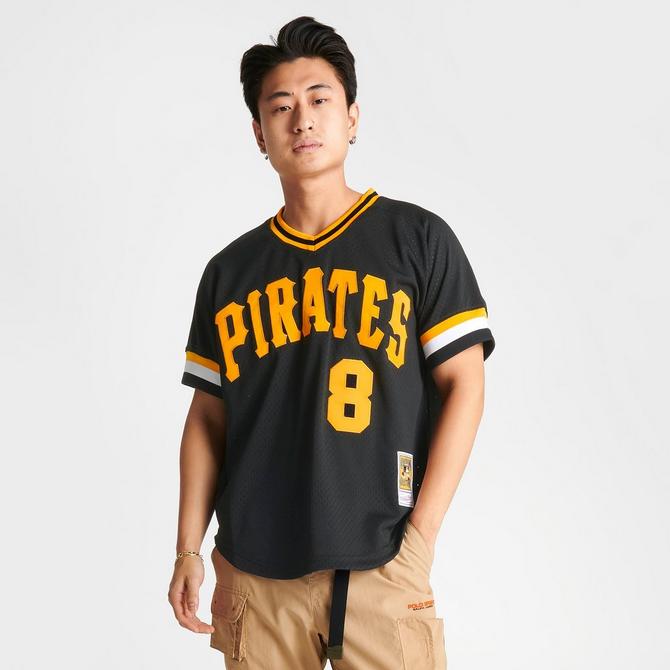 Youth Mitchell & Ness Willie Stargell Black Pittsburgh Pirates Cooperstown  Collection Mesh Batting Practice Jersey