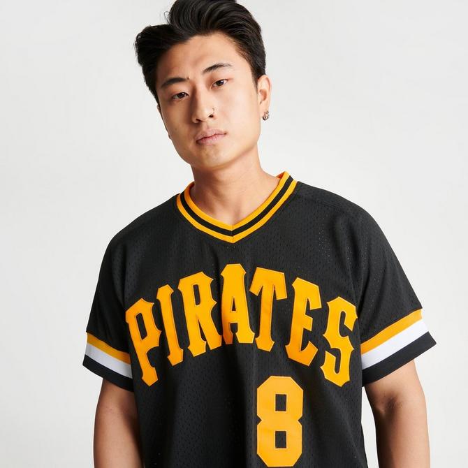 Youth Pittsburgh Pirates Willie Stargell Mitchell & Ness Black Cooperstown  Collection Mesh Batting Practice Jersey