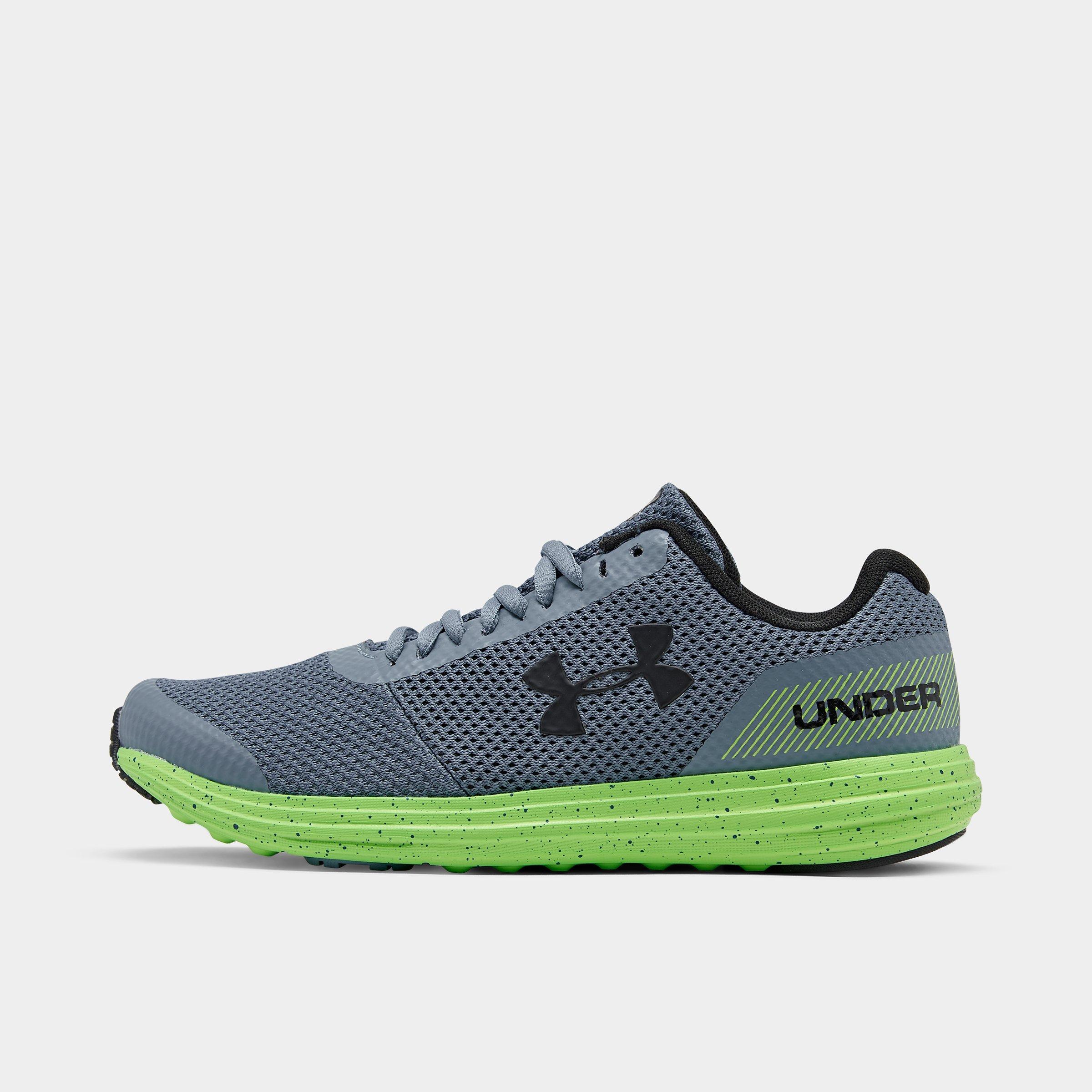 boys green under armour shoes