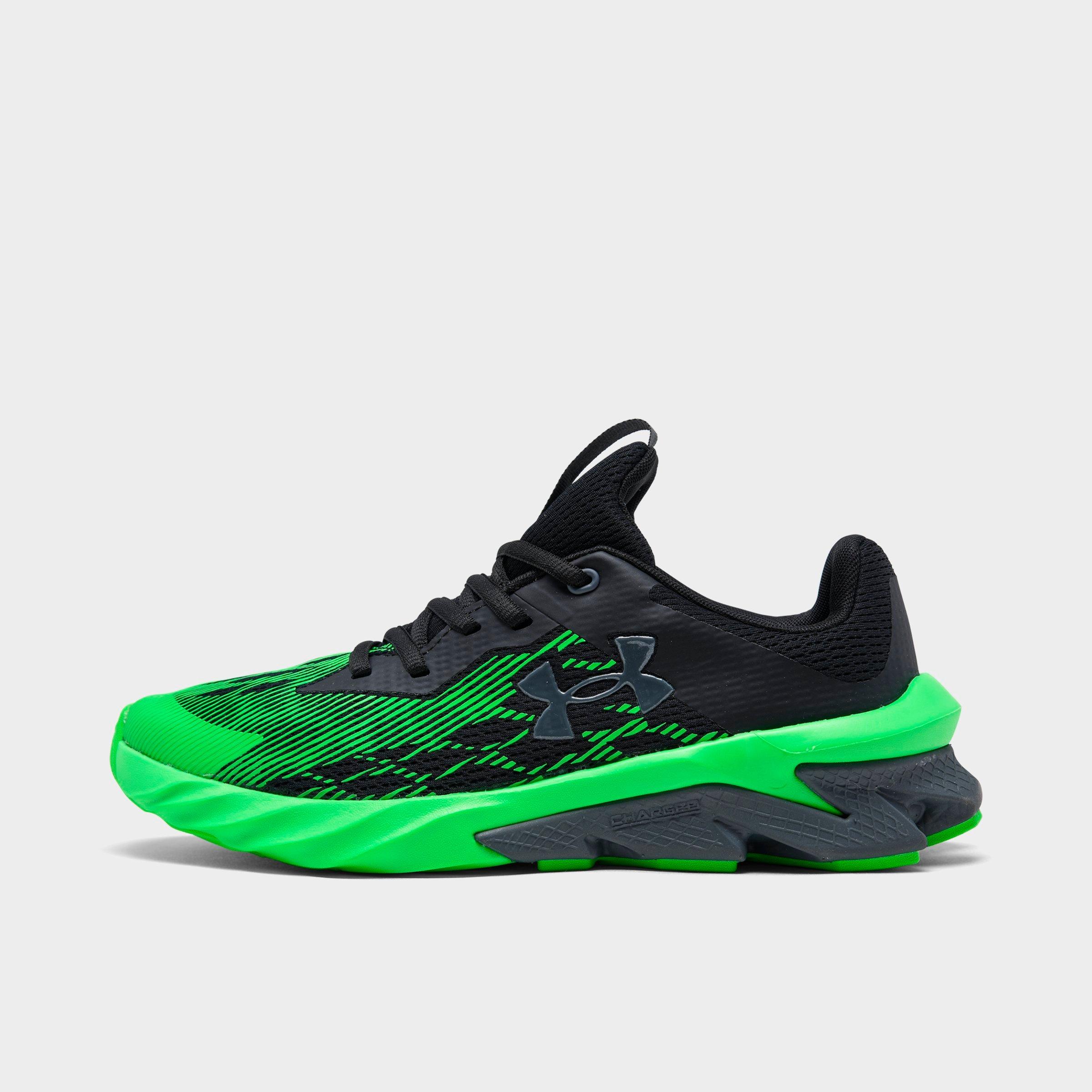 boys green running shoes