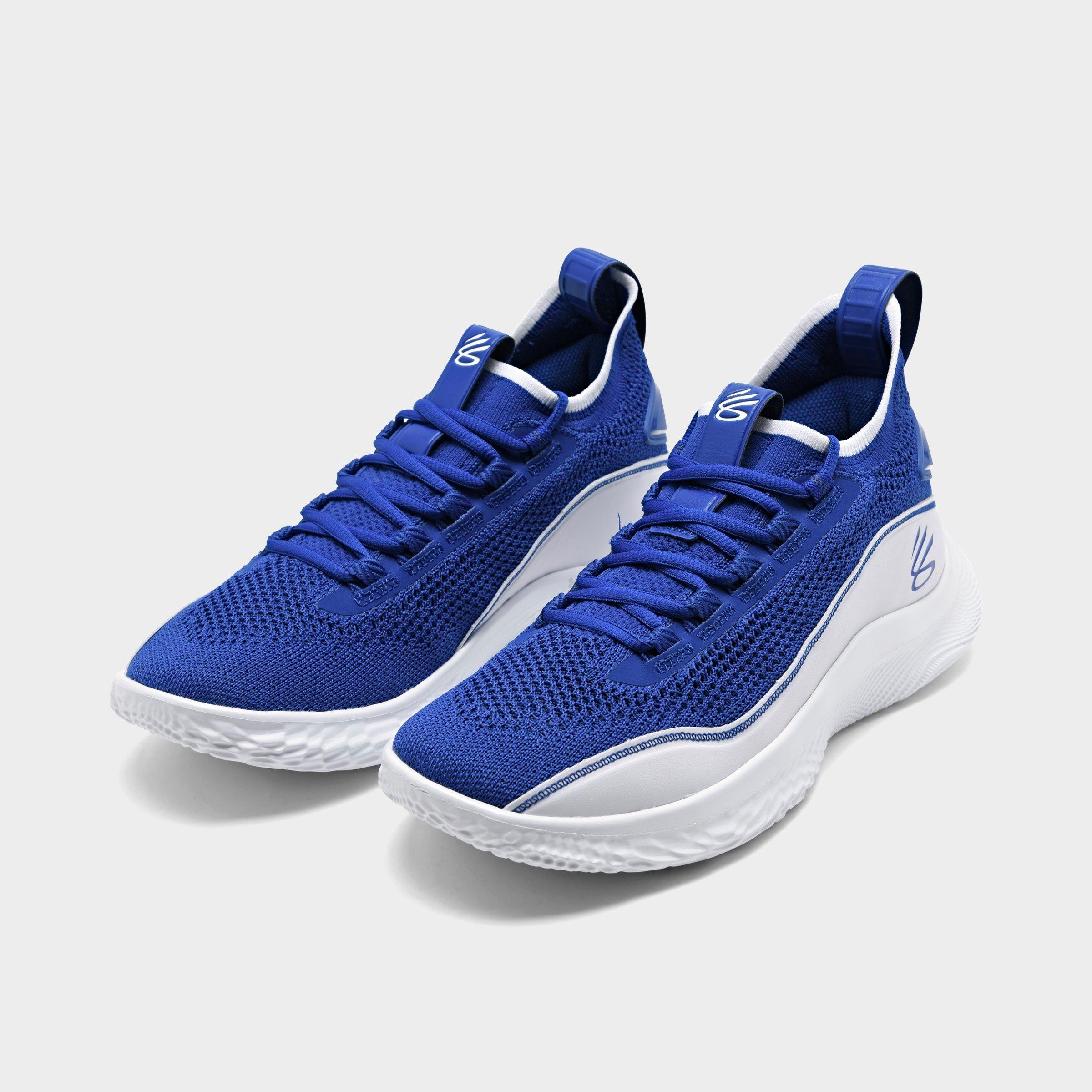 royal blue under armour basketball shoes