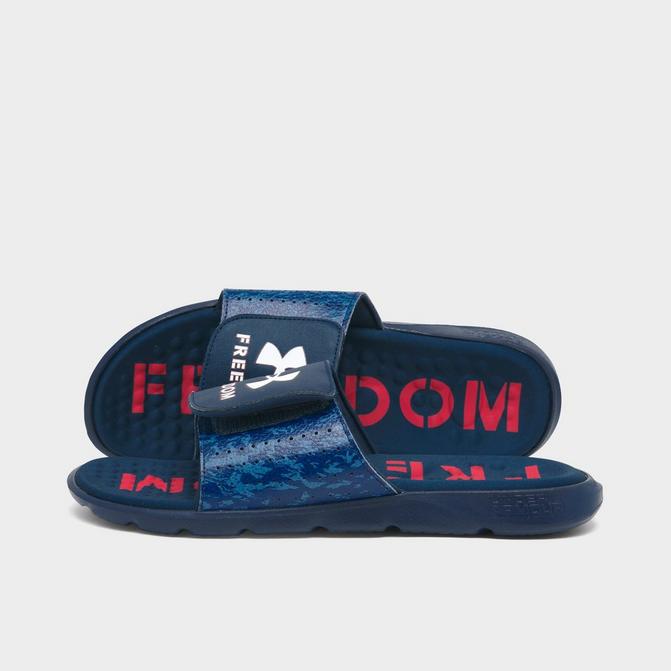 mens under armour slip ons
