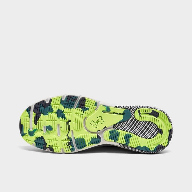 Black and neon outlet green under armour shoes