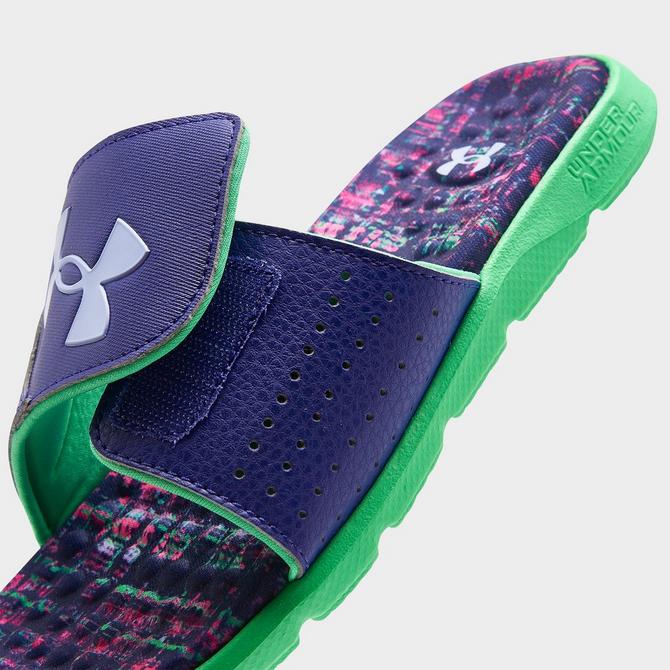 Under armour sale toddler slide sandals