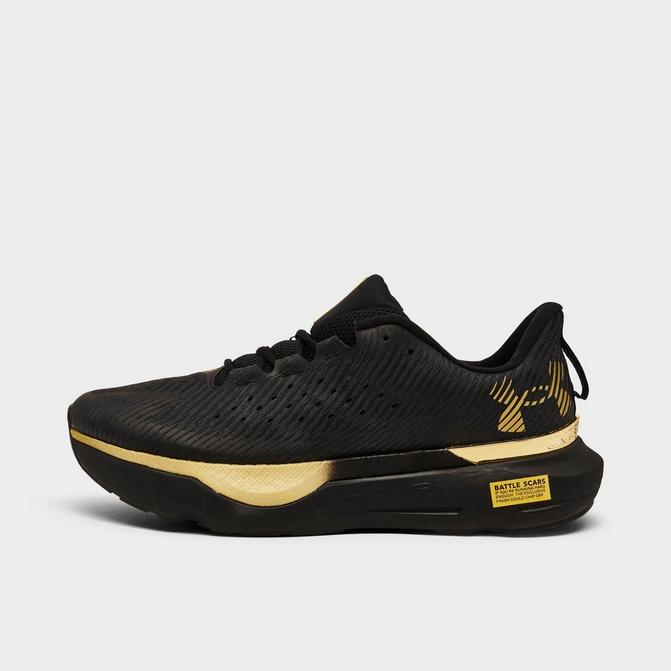 Under armour shoes 2024 gold and black