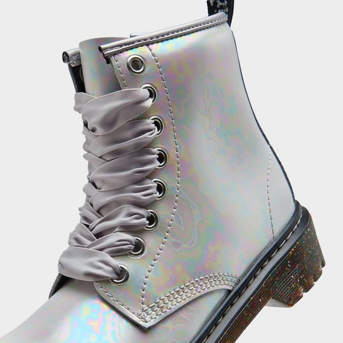 Silver lazer cheap doc martens