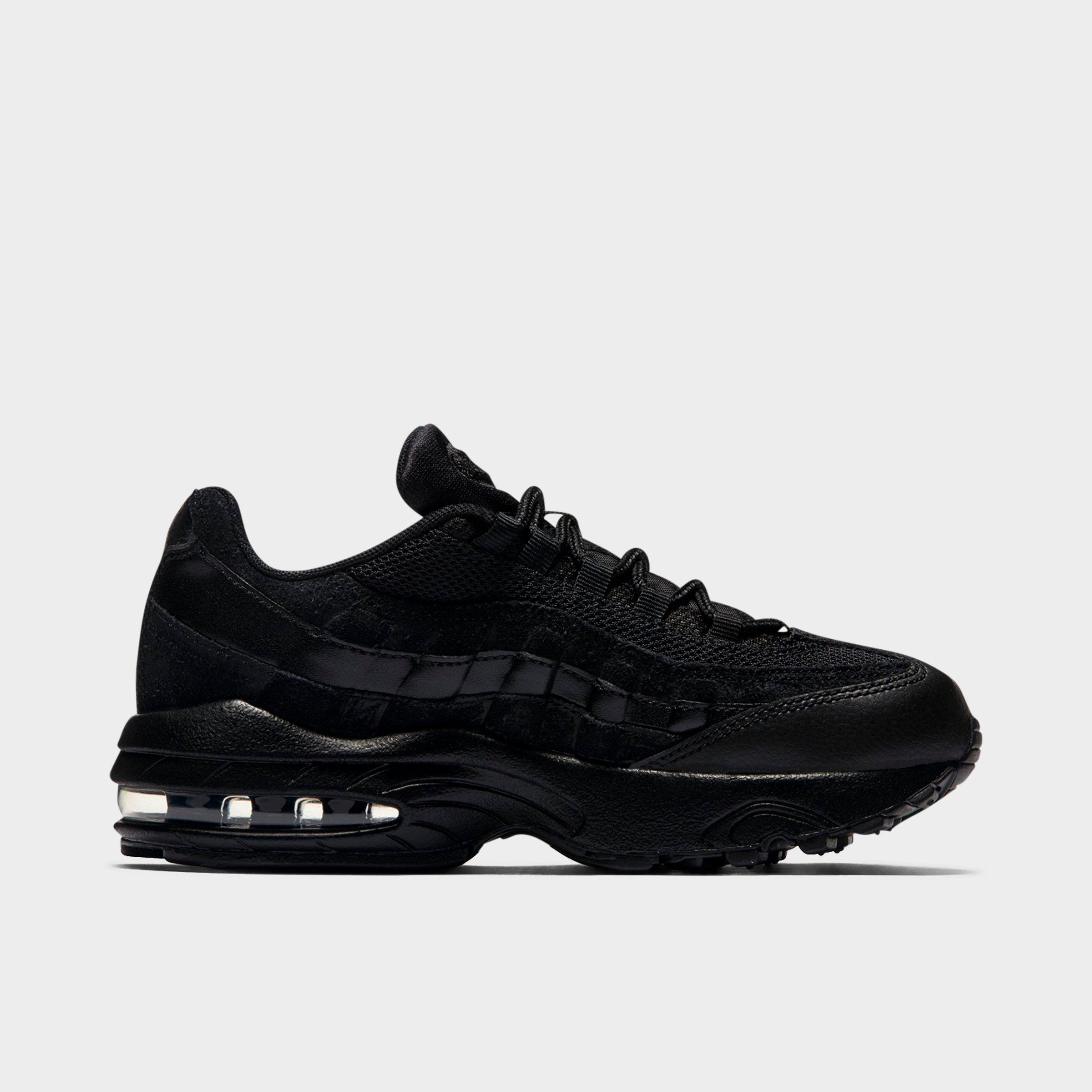 all black nike air max boys