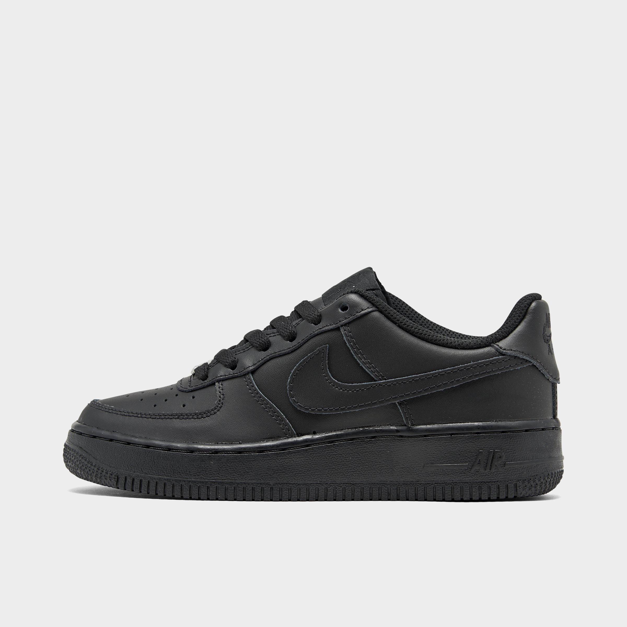 nike air force 1 black with white line