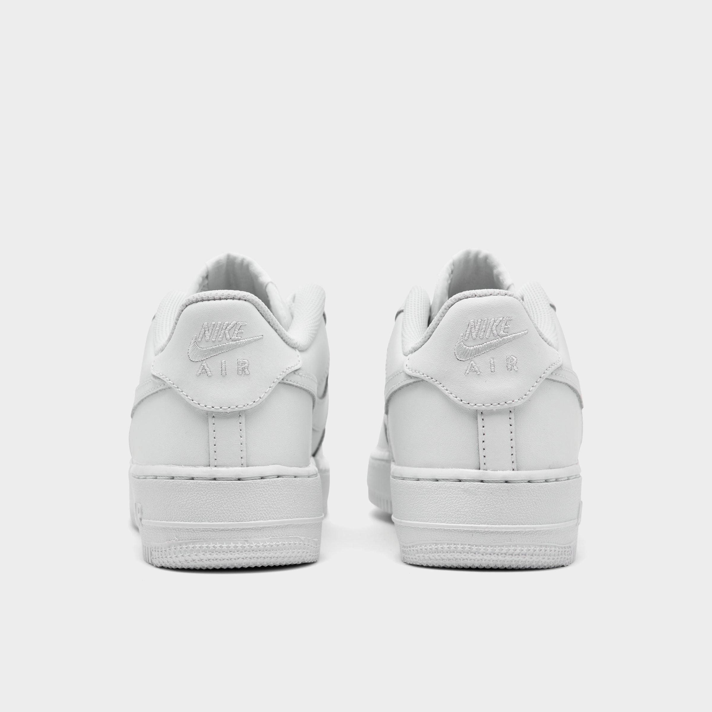 all white nikes kids