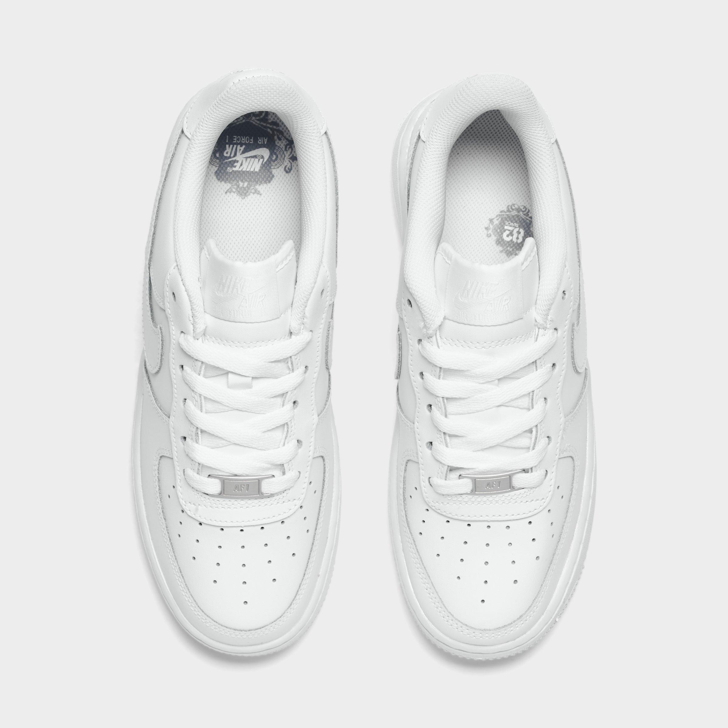 kids white af1