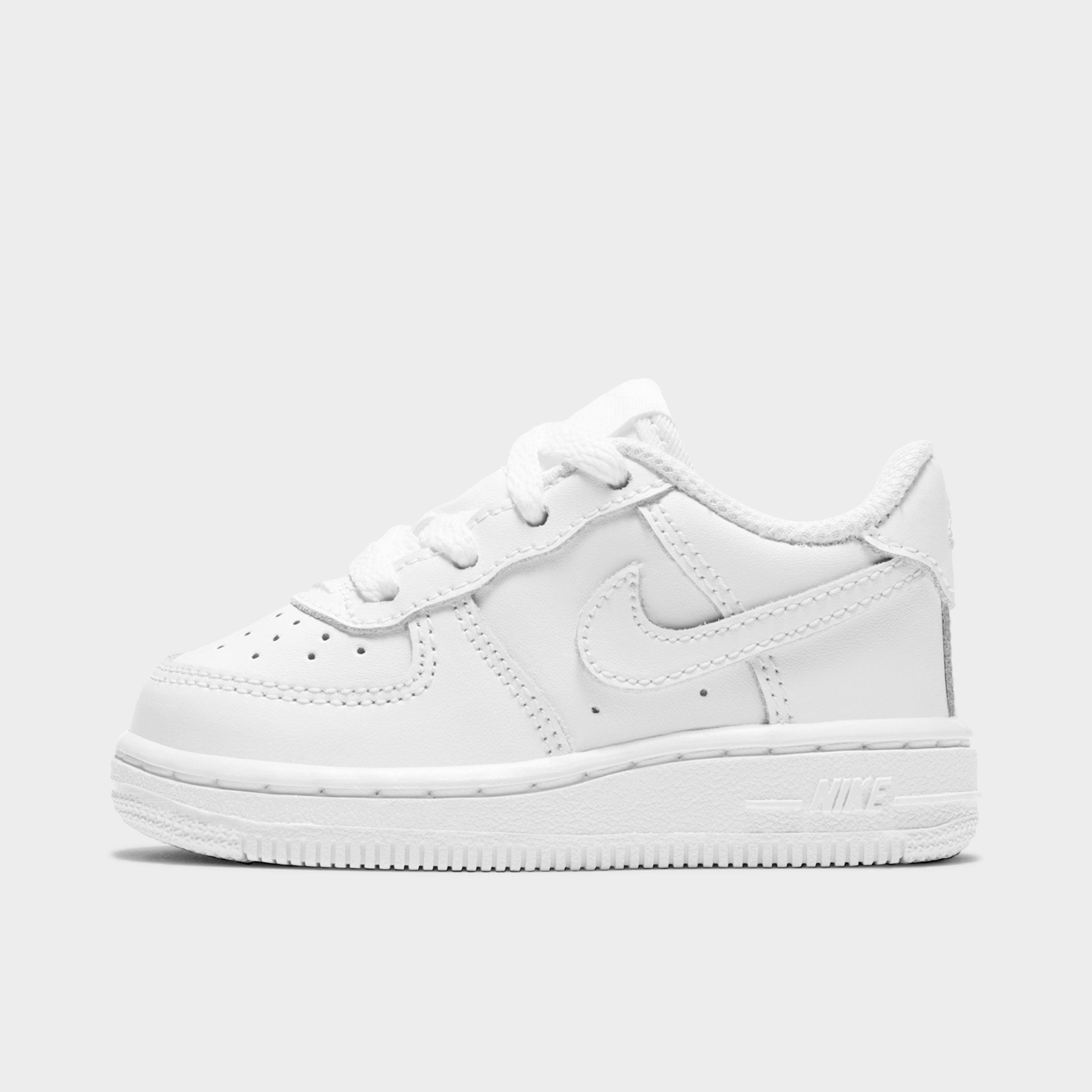 all white air force ones toddler