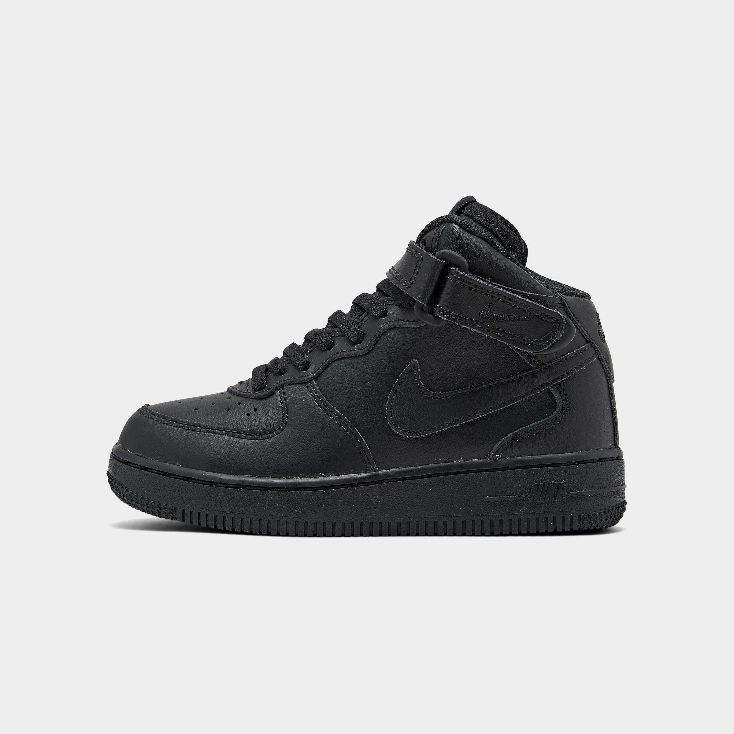 finish line black air force ones