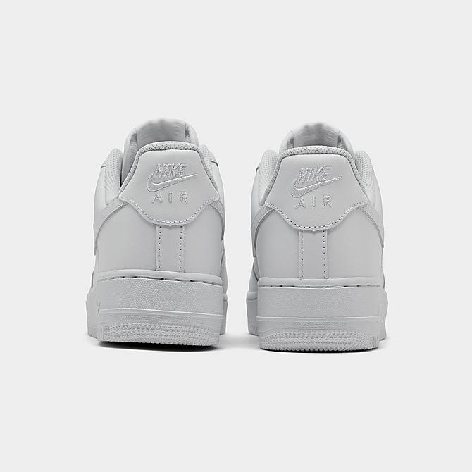 Left view of Women's Nike Air Force 1 Low Casual Shoes in White/White/White Click to zoom