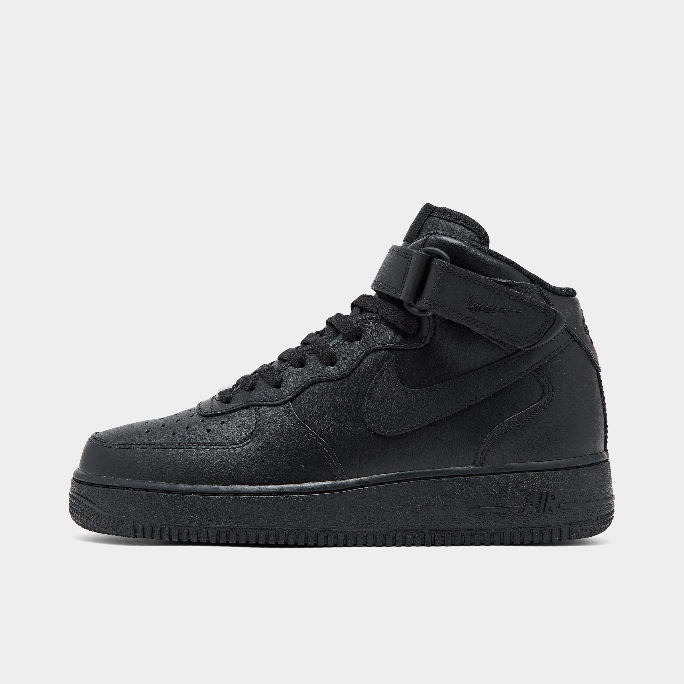 air force 1 black and white mens