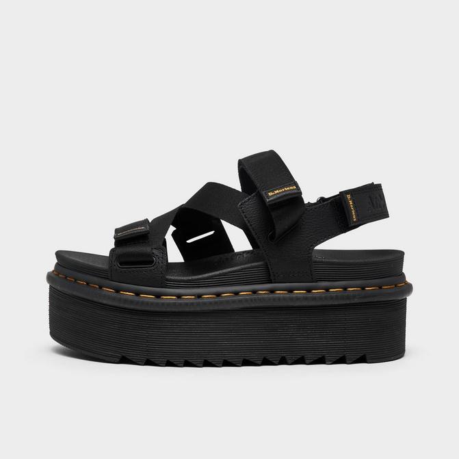 Women's Dr. Martens Kimber II Logo Webbing Sandals| Finish Line