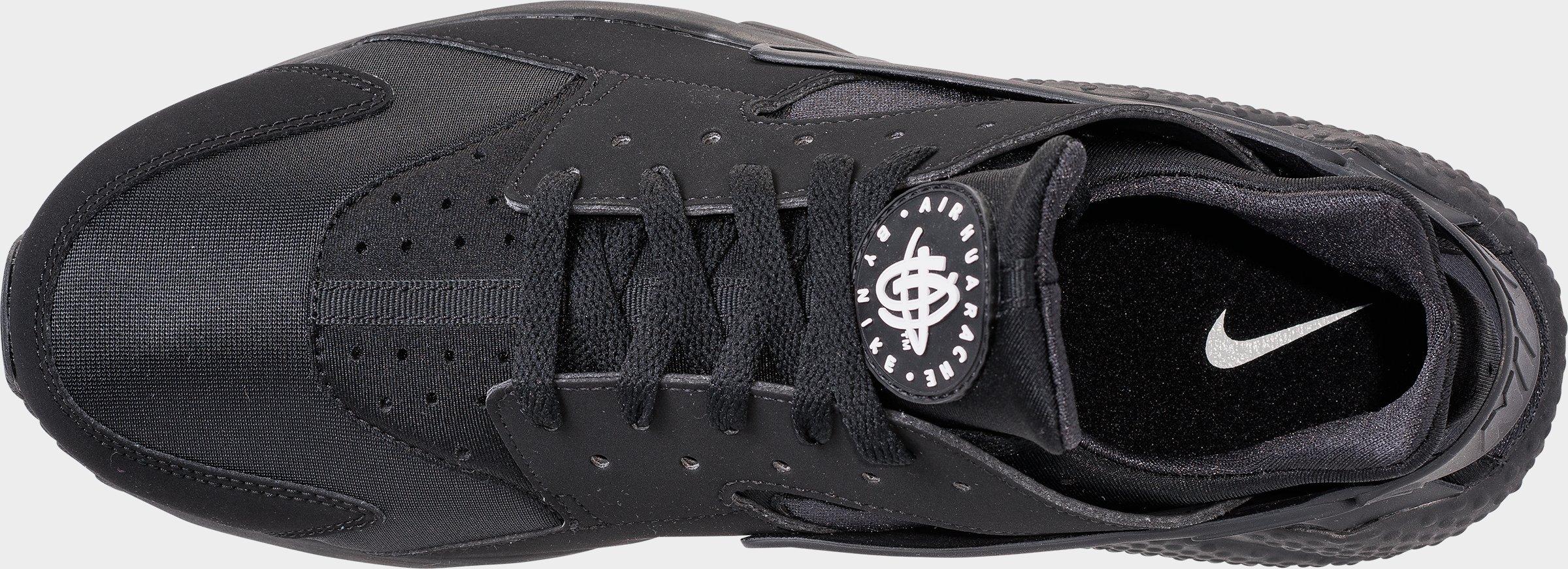 black huaraches finish line