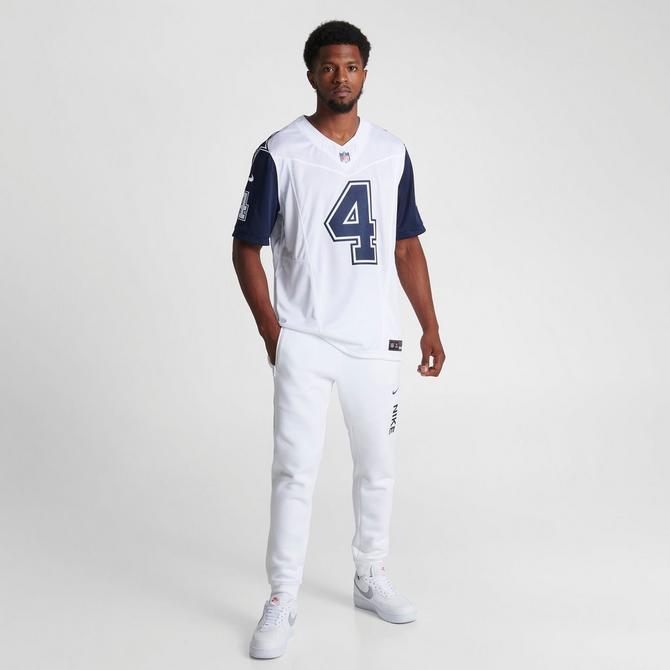 Men's Nike Dak Prescott Dallas Cowboys White Color Rush Vapor Limited Jersey