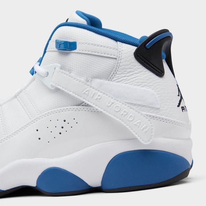 Air jordan 6 hotsell rings blue and white