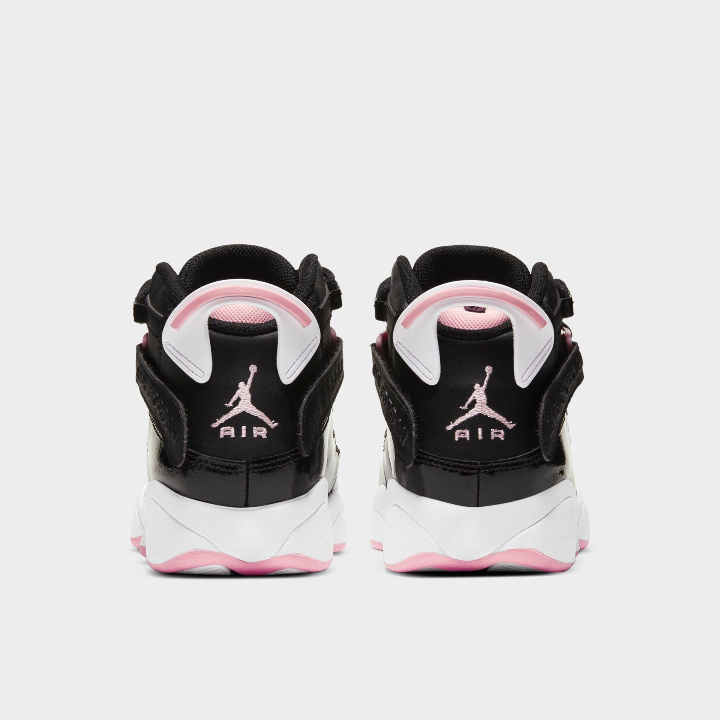 kids pink basketball shoes