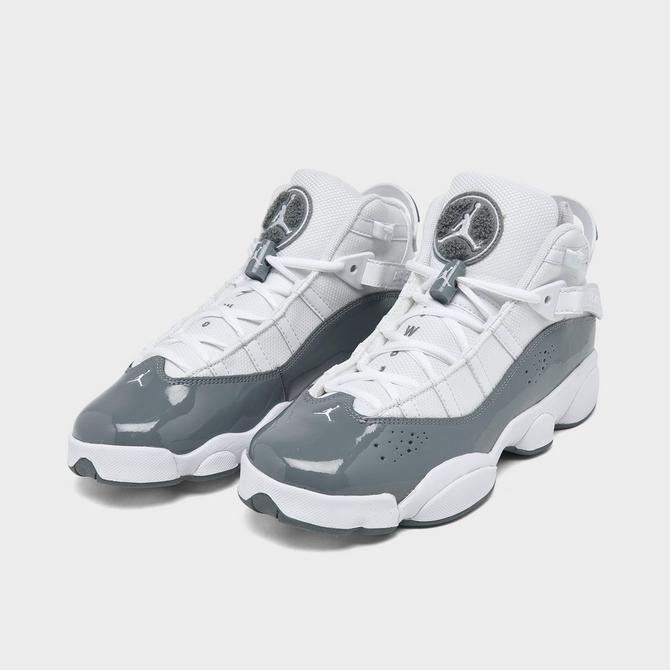 6 rings jordans grey sale