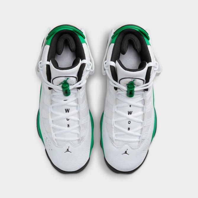 Boys green store basketball shoes