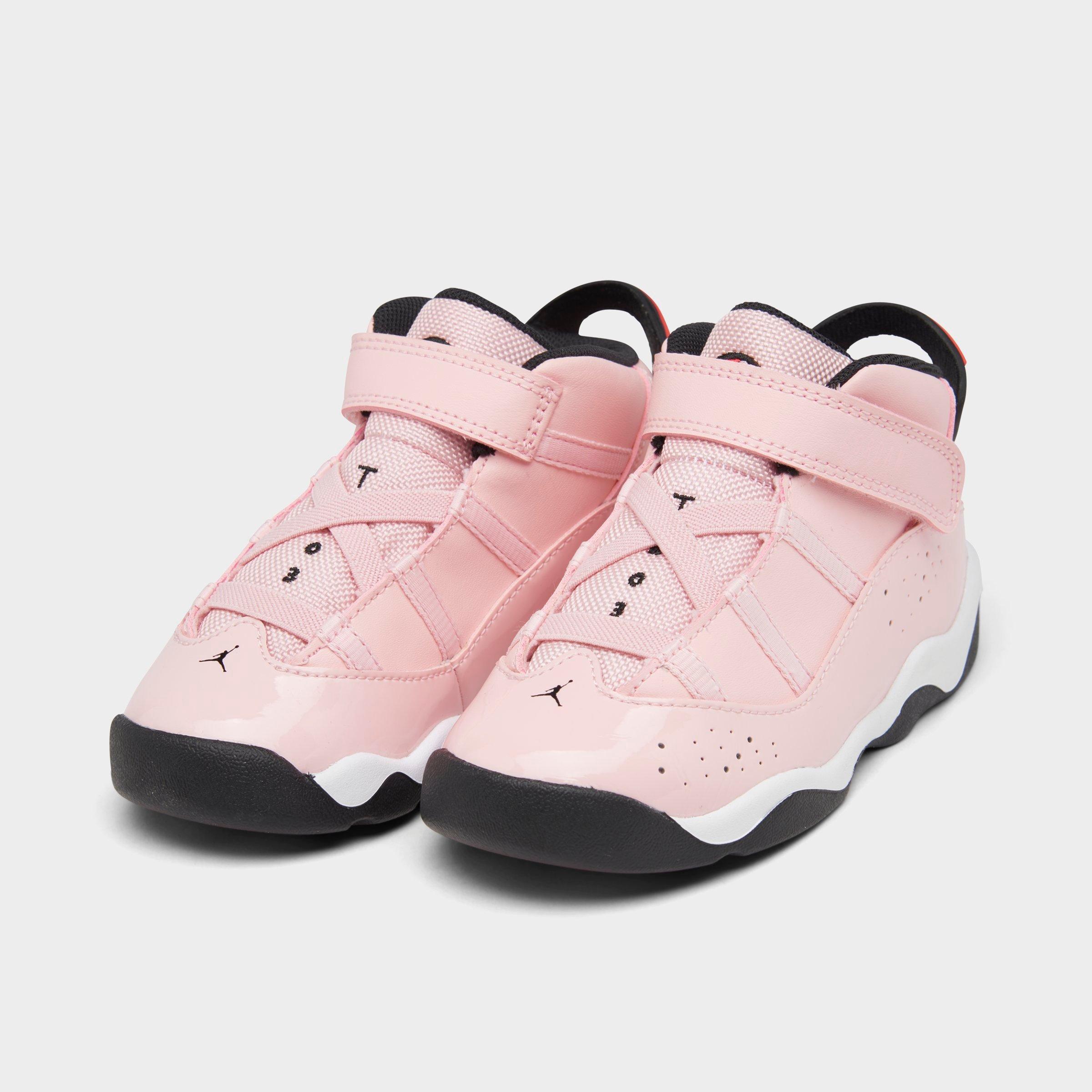 youth pink basketball shoes