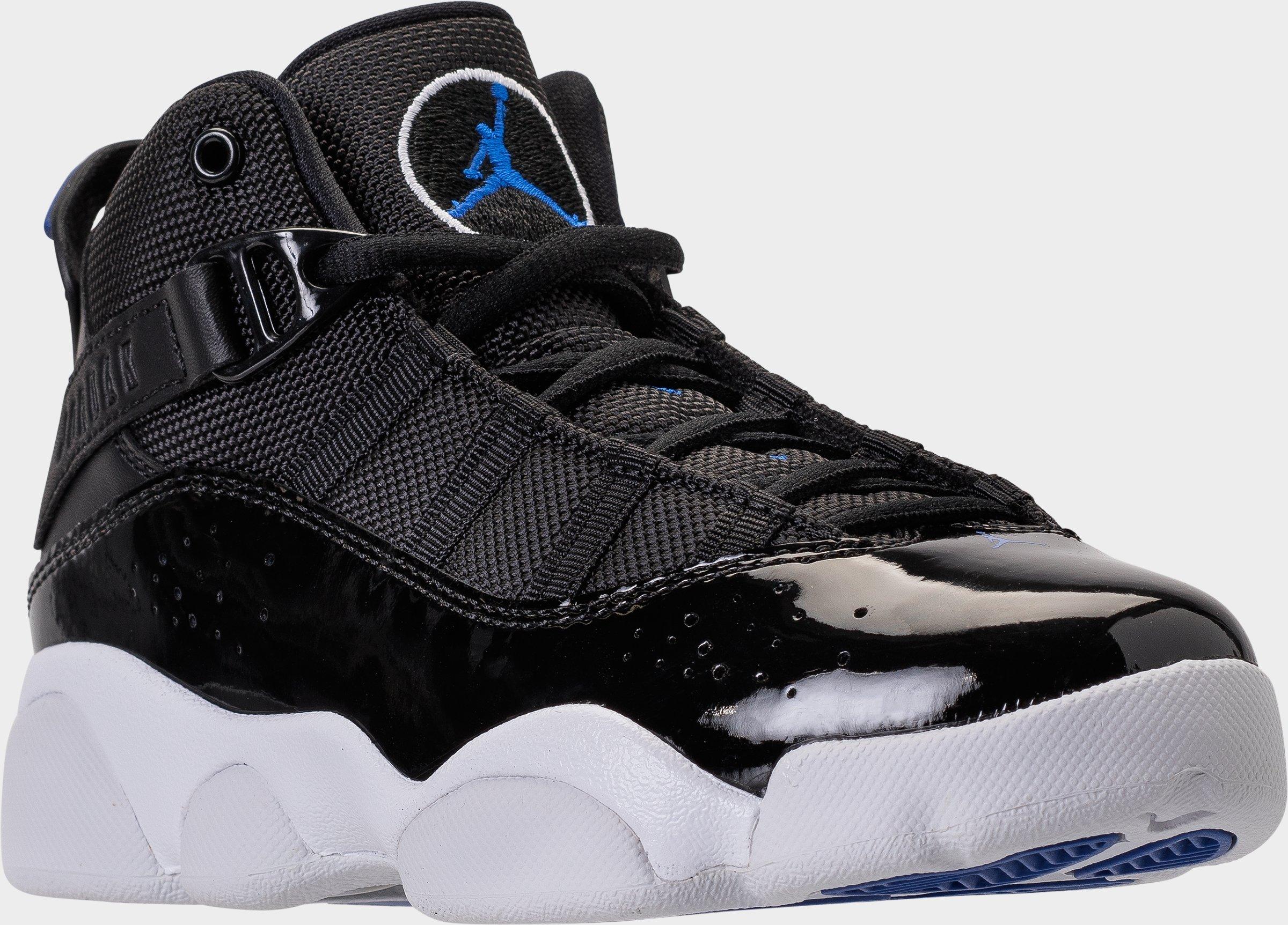 jordan six rings black and blue