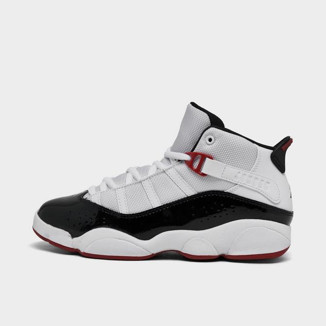 Right view of Little Kids' Air Jordan 6 Rings Basketball Shoes Click to zoom
