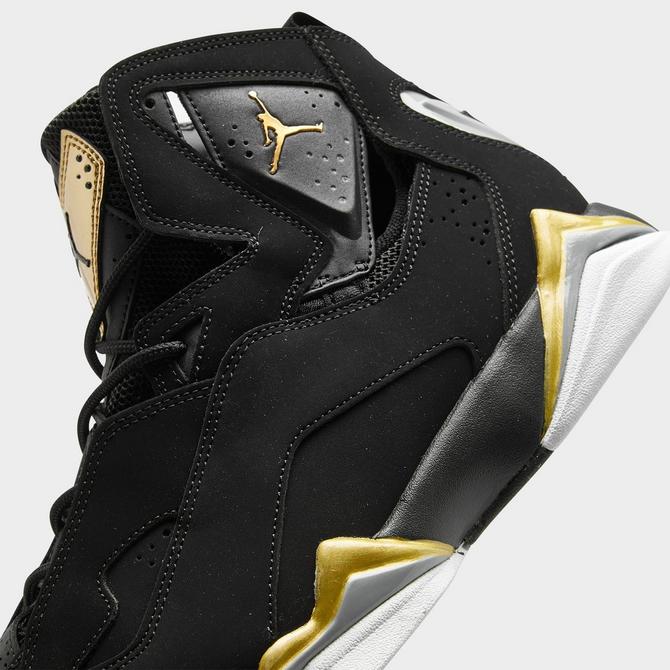 Jordan true flight shop black and gold