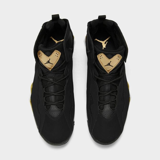 Jordan true flight black deals and gold